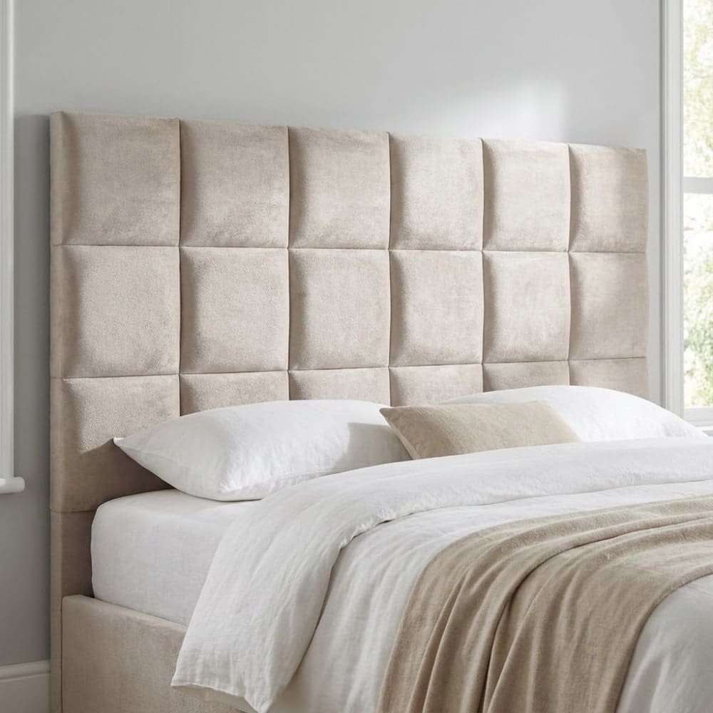 Fully installed wall panels in a stylish room